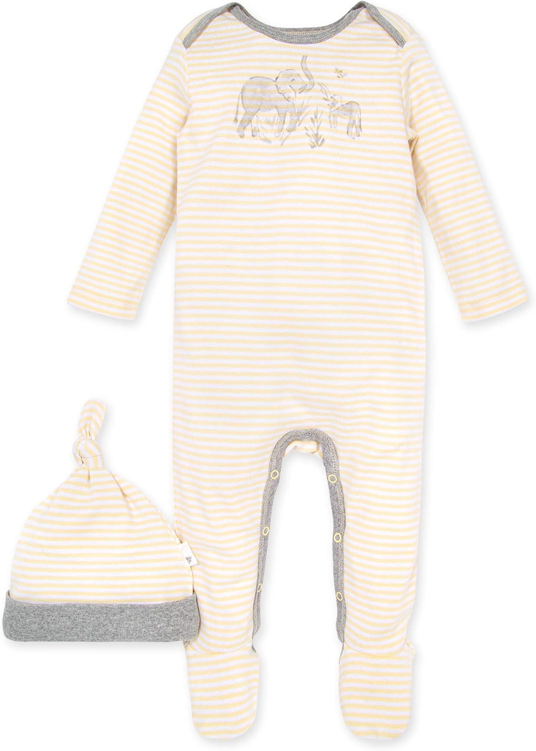 Burt's Bees Baby - Mameluco para bebés niñas, 100% algodón orgánico, overol de una pieza