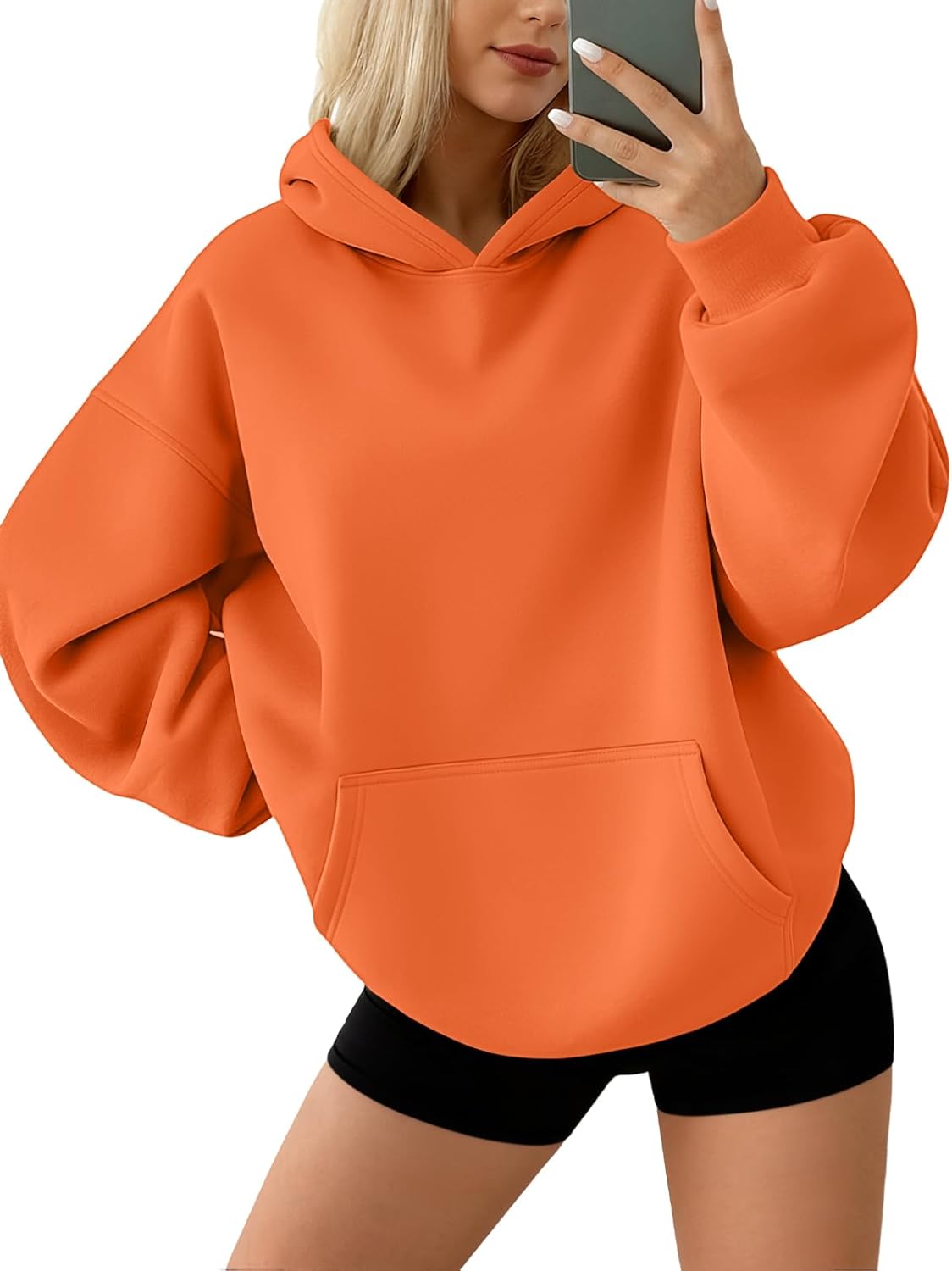 AUTOMET Sudaderas con capucha de forro polar de gran tamaño para mujer, ropa de otoño | Trajes de moda 2026 Suéteres casuales Ropa de invierno Y2k con bolsillos