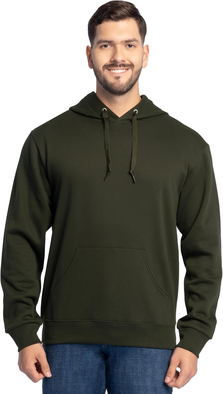 Fruit of the Loom Men's Eversoft Fleece Pullover Hooded Sweatshirt, Moisture Wicking & Breathable