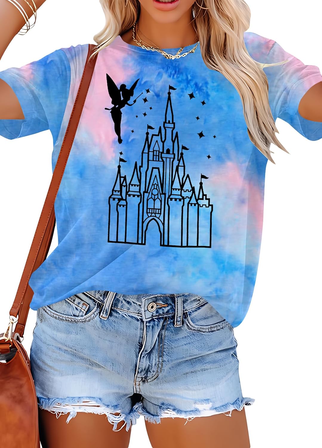 Camisa Mágica para Mujer, Playera del Reino Mágico, Playera de Vacaciones Familiares, Camiseta del Castillo, Cree en la Magia, Tops para Viaje de Verano