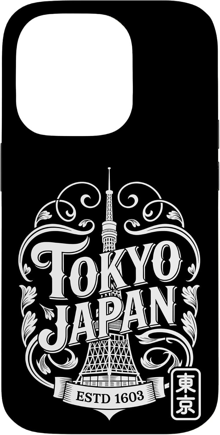 東京タワージャパン ヴィンテージ 旅行 アニメ 漢字 お土産 スマホケース iPhone 17 用