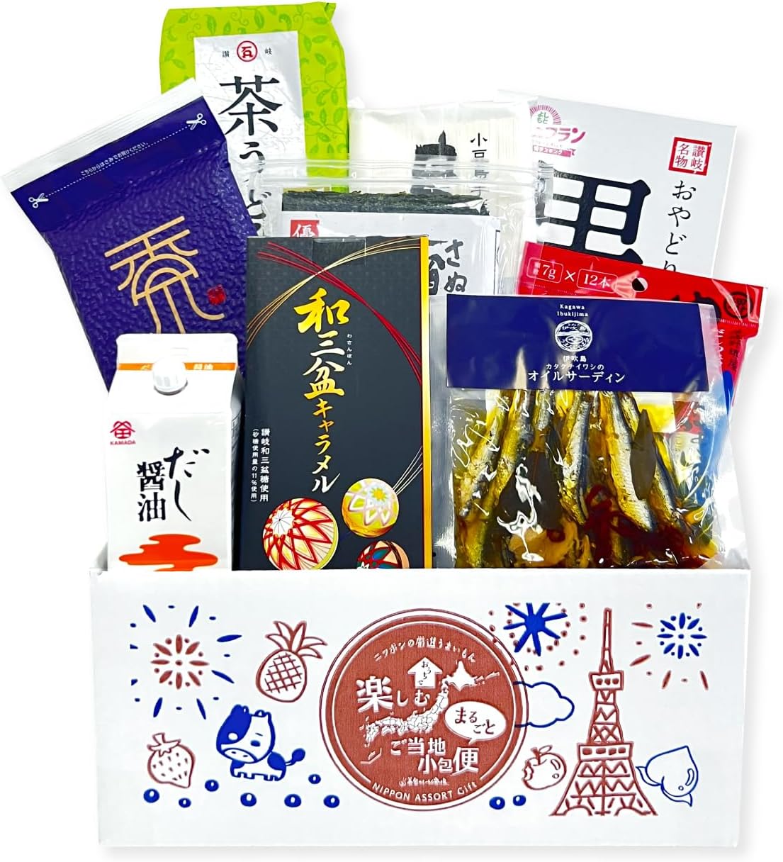 Order-in Gourmet Delivery Set Mie Local Delicacy Gift Local Small Parcel Delivery Mie Prefecture (S Size) Bishoku Umaimon Market