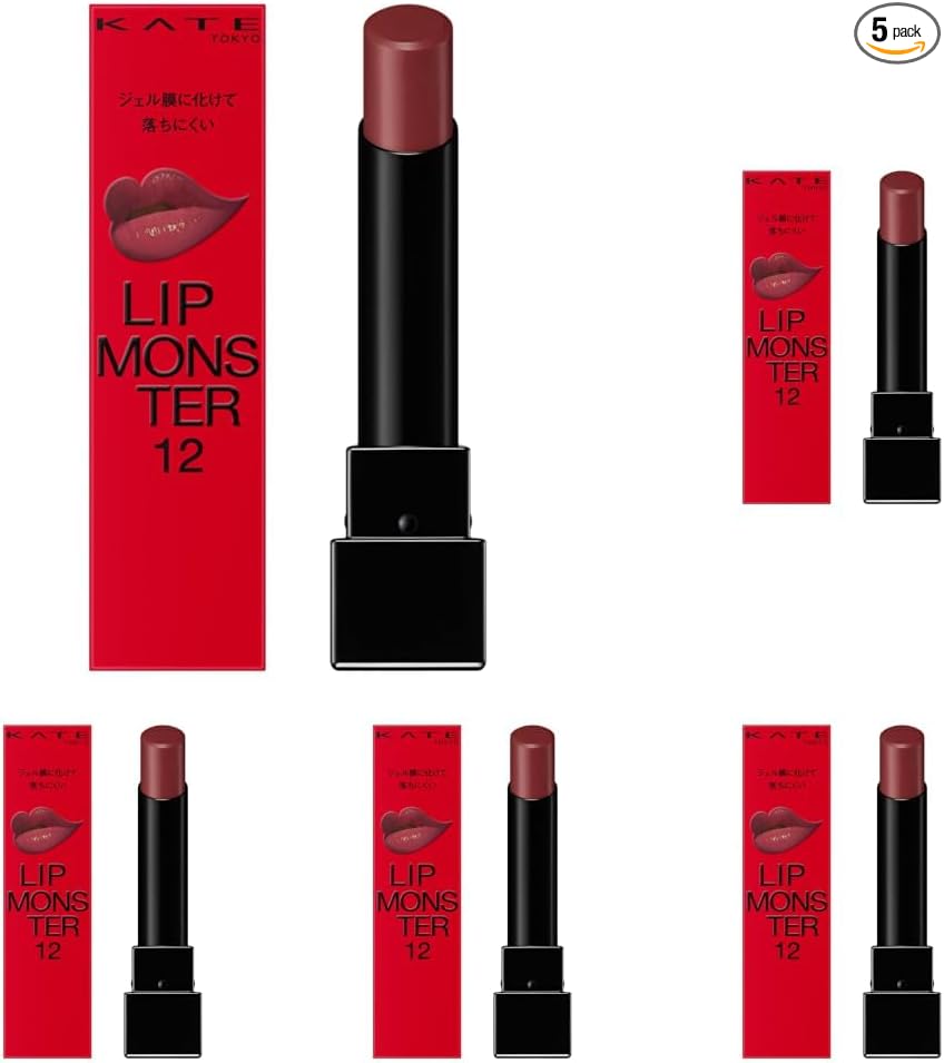 Kate Lip Monster Lipstick, 01, Manifestation of Desire, 0.1 oz (3 g), x1