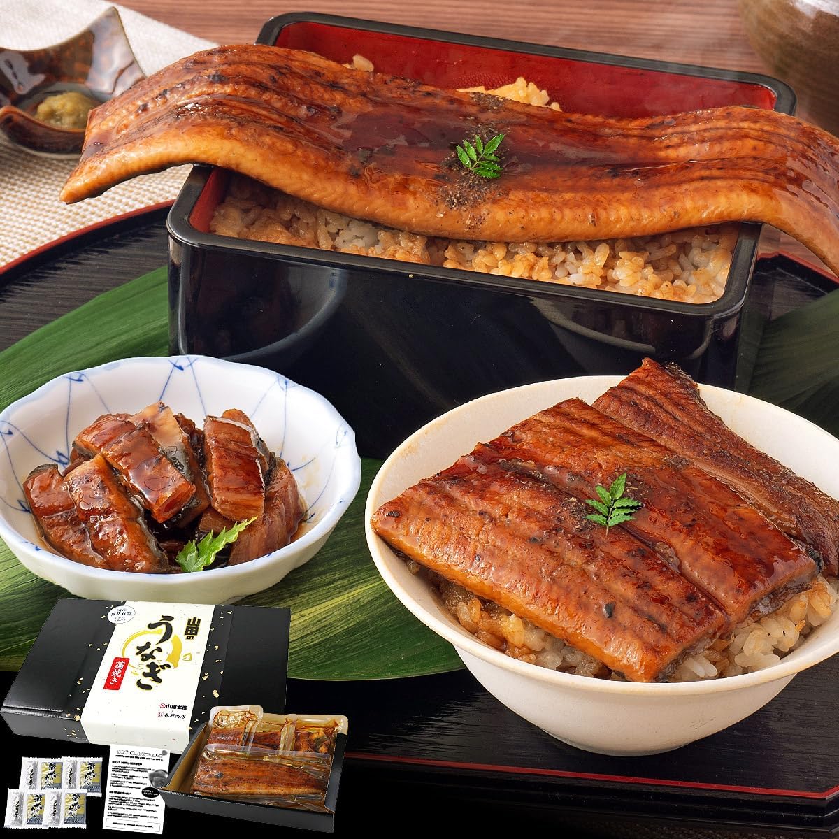 Eel Set, Made in Japan, Respect for the Aged Day, Eel Grill, 5.3 oz (150 g) x 2, Gift Box, Yamada Suisan Eel, Made in Kagoshima
