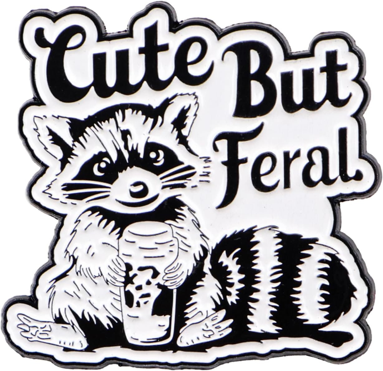 Broche Gracioso de Gato Estoy Bien de Esmalte – Lindo Broche de Solapas de Dibujos Animados para Mochila, Sombrero, Chaqueta, Bolso – Insignia Única de Novedad para Adultos, Adolescentes y Niños