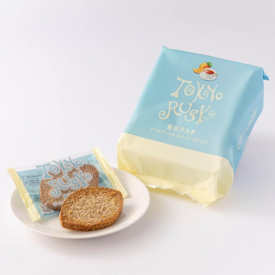 Tokyo Rusk Garlic from Aomori Prefecture, Pack of 8, Adult Snacks for Beer and Wine, Thick Butter and Garlic Flavor, Gift, Present