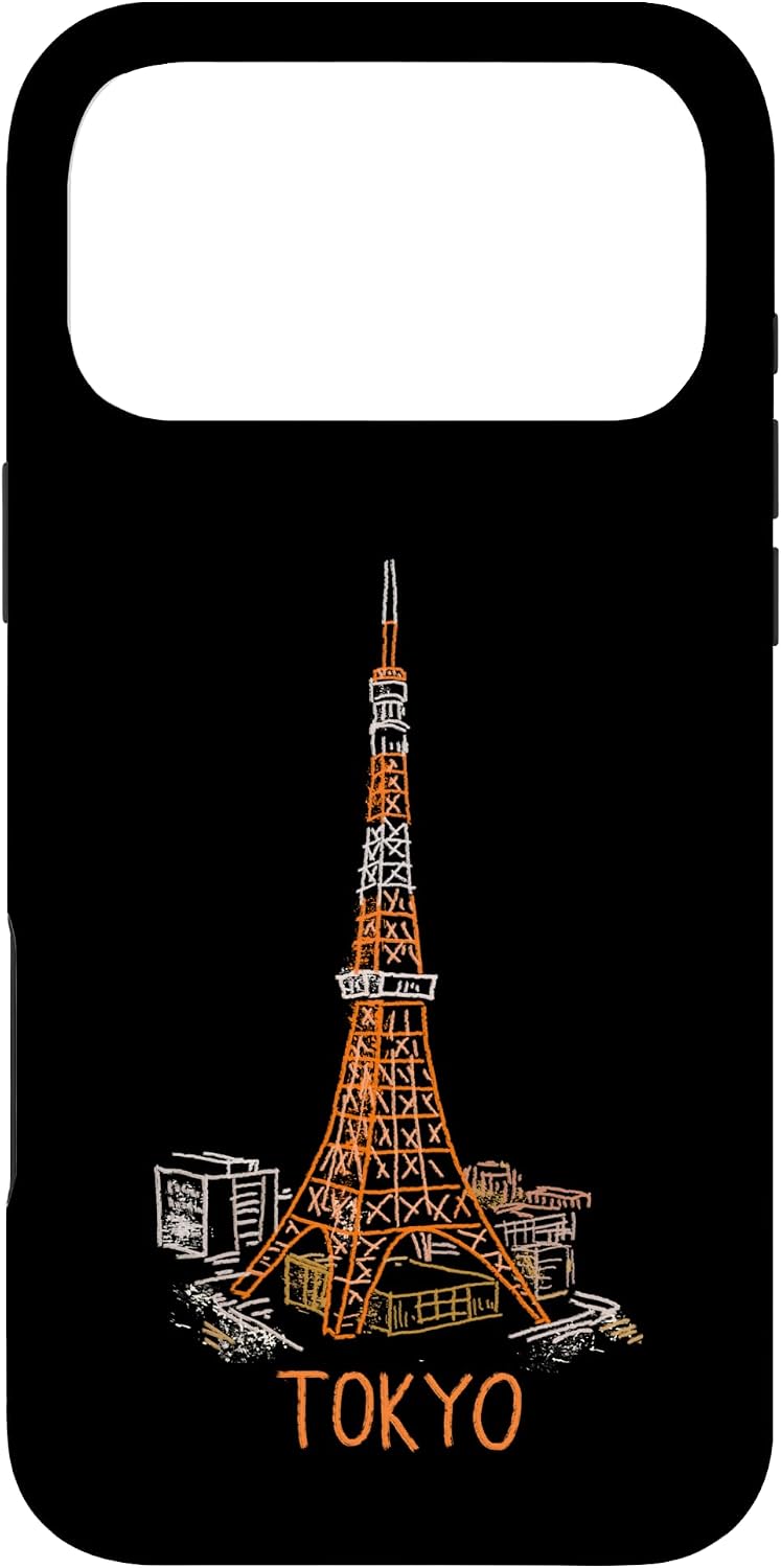 Tokyo Tower Japan Travel Souvenir City Landmark Gift Smartphone Case for iPhone 15 Plus