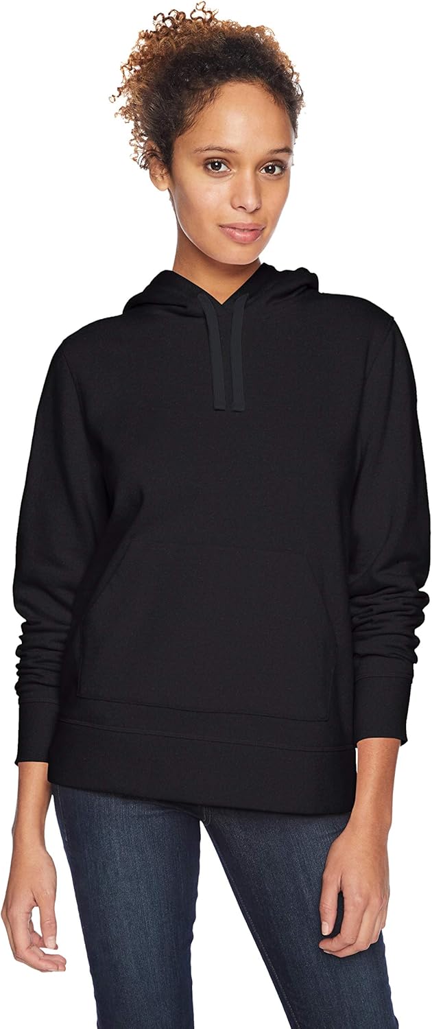 Essentials Sudadera con capucha, de vellón, para mujer