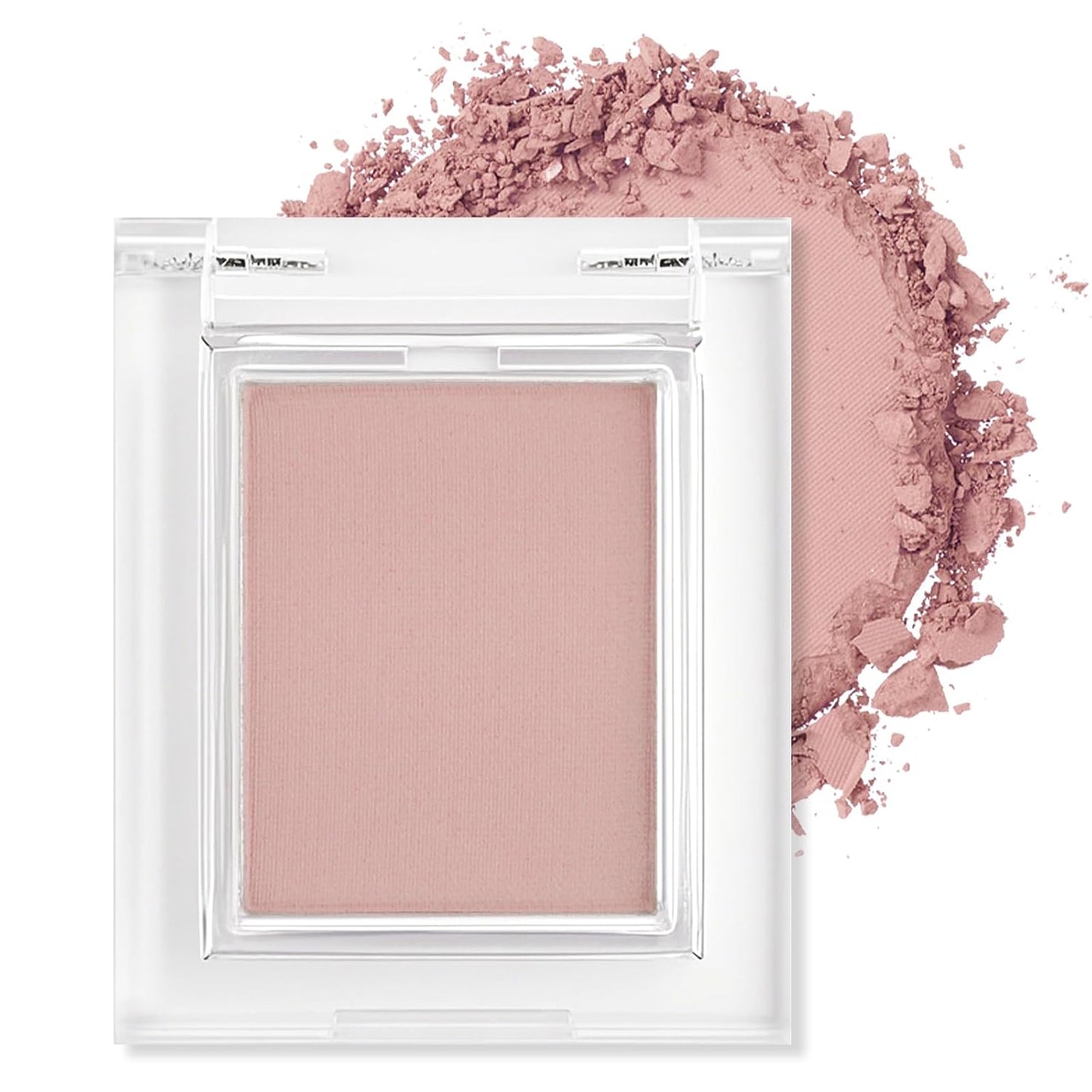 Erinde Paleta de sombra de ojos mate marrón individual, sombra de ojos de terciopelo maquillaje natural compacto en polvo, maquillaje de ojos de larga duración, ultra mezclable, color pigmentado