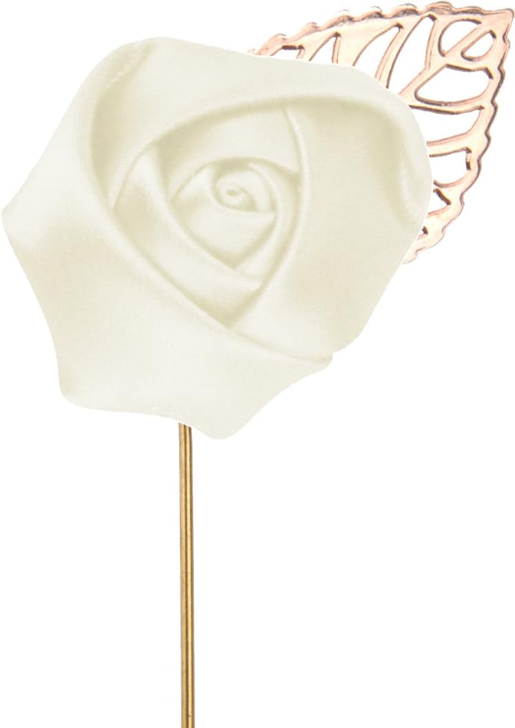 Flairs New York Esenciales del Caballero Premium Broche de Solapa de Flor Hecho a Mano