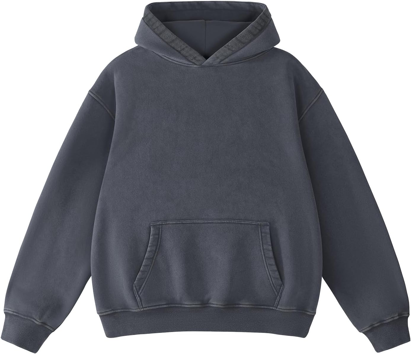 Dnzzs Sudadera con lavado ácido para mujer, sudadera con capucha de manga larga, sudaderas con capucha de gran tamaño de moda para mujer, sudaderas vintage y sudaderas pesadas