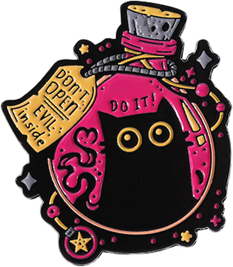 Divertidos pines esmaltados para mochila con lindos broches de animal, pin de gato de dibujos animados, pin de ganso, juego de pines esmaltados, regalo para chaqueta, sombrero, bolso, mochila