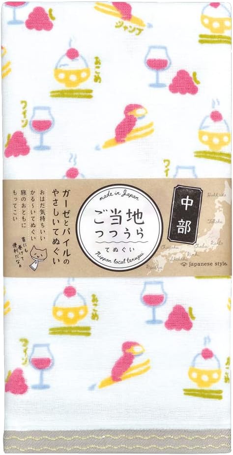 Nissen Shoko Japanese Style Local Tutoraura Tenugui Wind Towel, Tokyo 1. TU-719