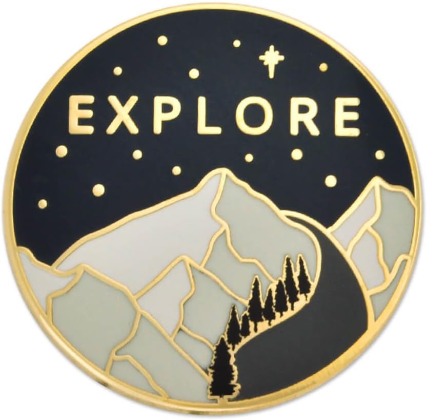PinMart - Pin de solapa esmaltado para amantes de la naturaleza al aire libre