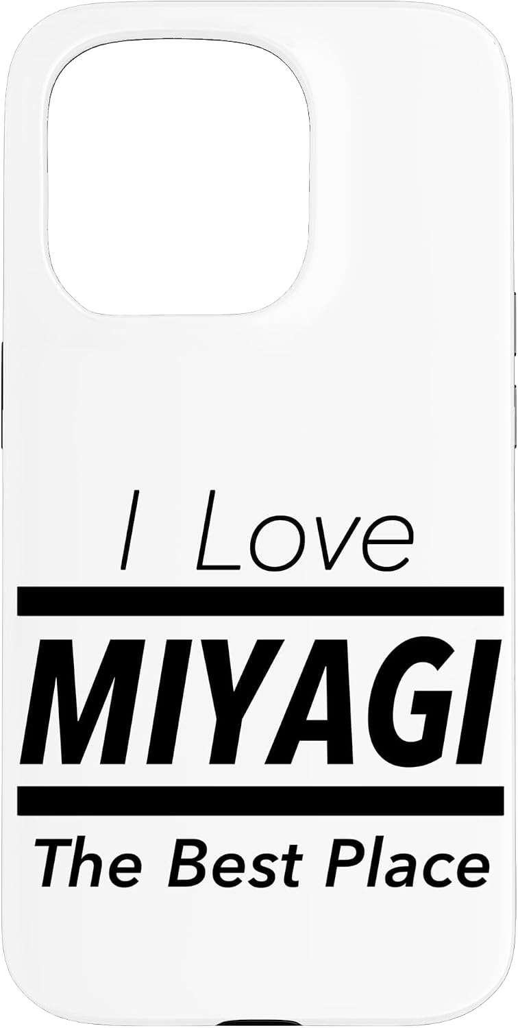アイラブ・MIYAGI 宮城（I Love）JIMO-T【47都道府県】ジモティ プレゼント お土産 かっこいい 面白い スマホケース iPhone 16 用