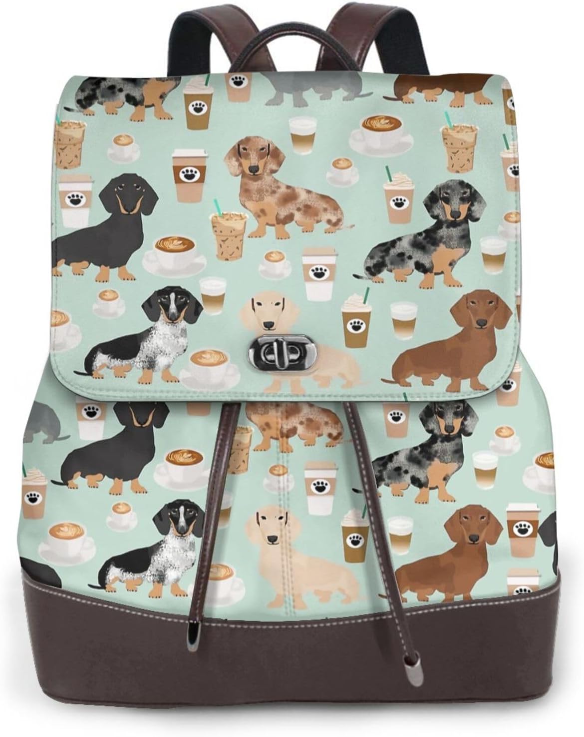 Haunted Mansion - Mochila para mujer, de cuero, a la moda, lindas mochilas pequeñas, ligeras, informales, viajes, senderismo, mochila para laptop, mochila de hombro