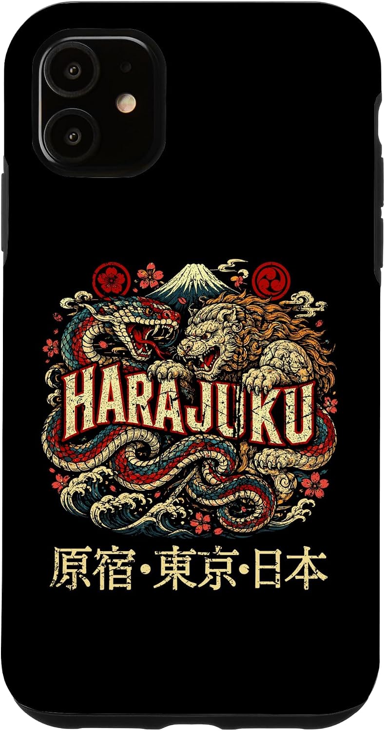 原宿 東京 日本 本格 漢字 旅行 お土産 スマホケース iPhone 13 Pro Max 用