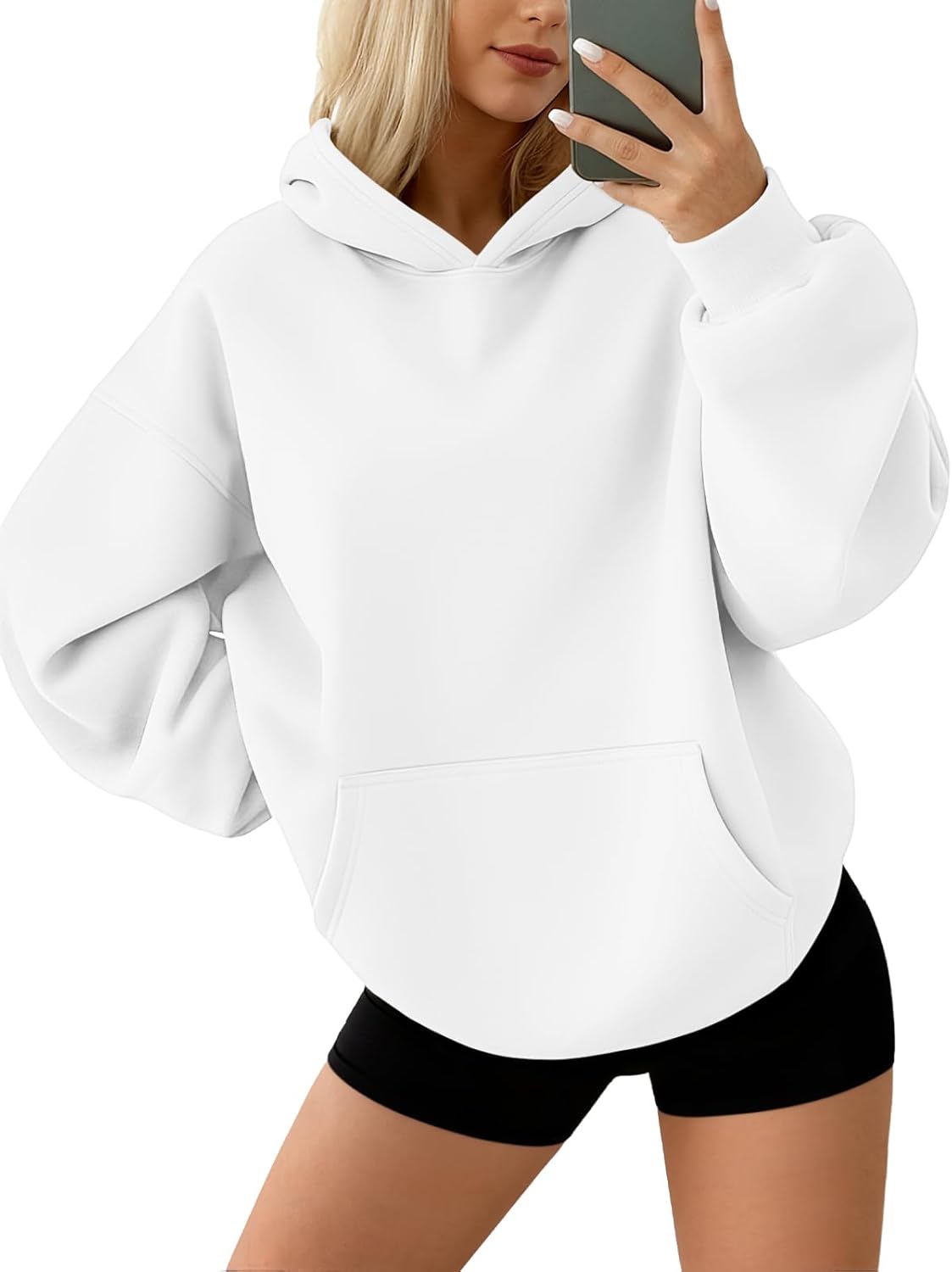 AUTOMET Sudaderas con capucha de forro polar de gran tamaño para mujer, ropa de otoño | Trajes de moda 2026 Suéteres casuales Ropa de invierno Y2k con bolsillos