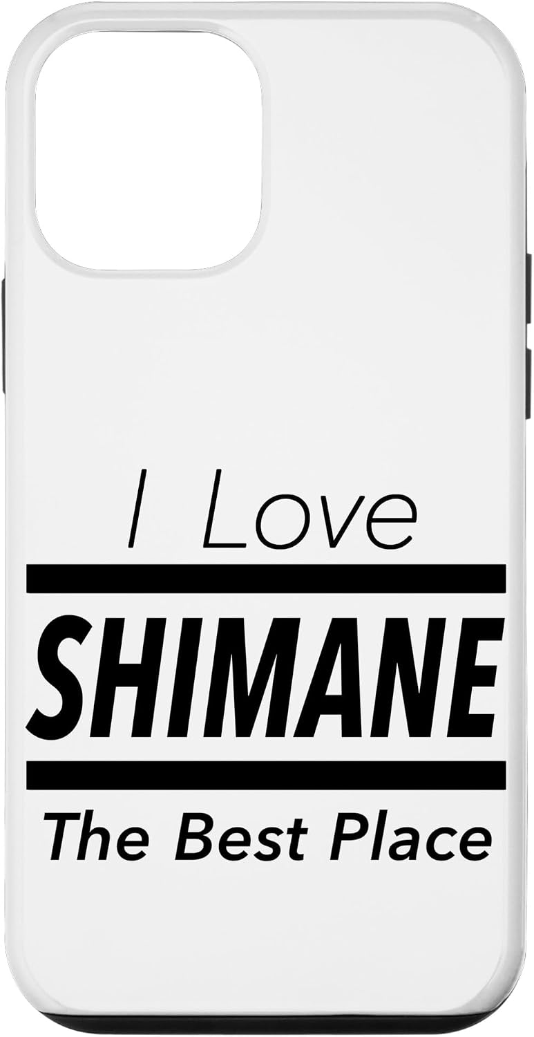 iPhone 13 I Love Shimane (I Love) JIMO-T [47 Prefectures] Jimoti Local Love Goods Travel Souvenir Funny Smartphone Case