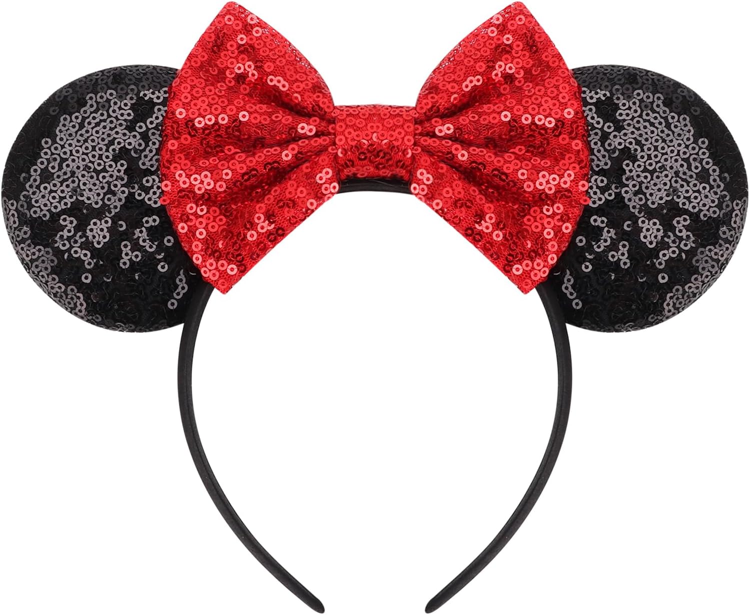DRESHOW Mouse Ears Bow Sequins Party Decoration Cosplay Costume for Girls and Women