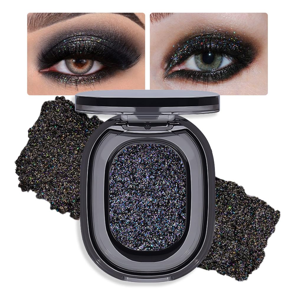 FeiCuiYun - Paleta de sombra de ojos mate monocromática, sombra de ojos verde bosque mate para mujeres mayores, mini sombra de ojos prensada pigmentada impermeable, vegana, con talco, libre de