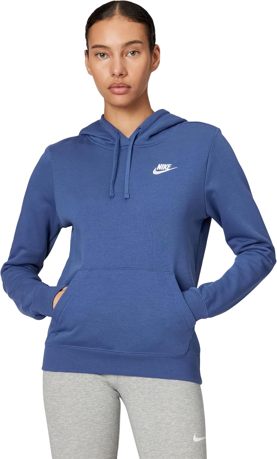 Nike Sudadera con Capucha de Forro Polar Pullover Sportswear Club para Mujer