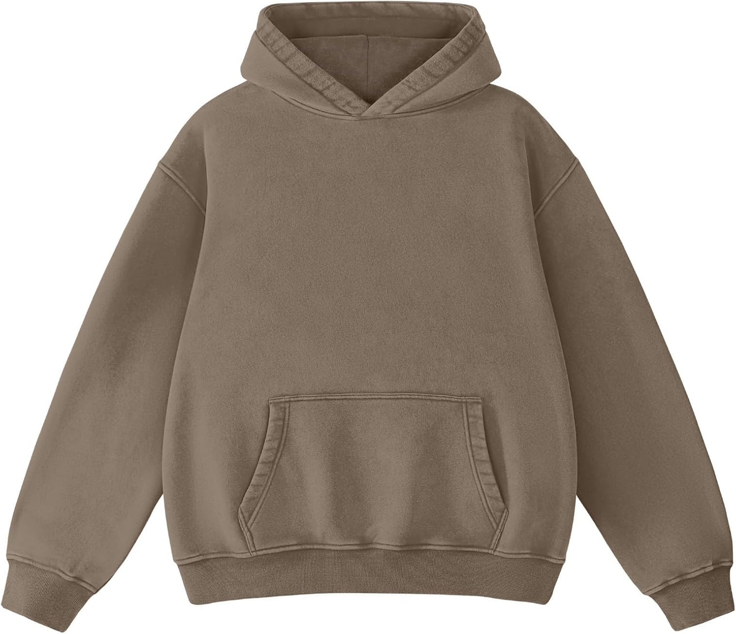 Dnzzs Sudadera con lavado ácido para mujer, sudadera con capucha de manga larga, sudaderas con capucha de gran tamaño de moda para mujer, sudaderas vintage y sudaderas pesadas