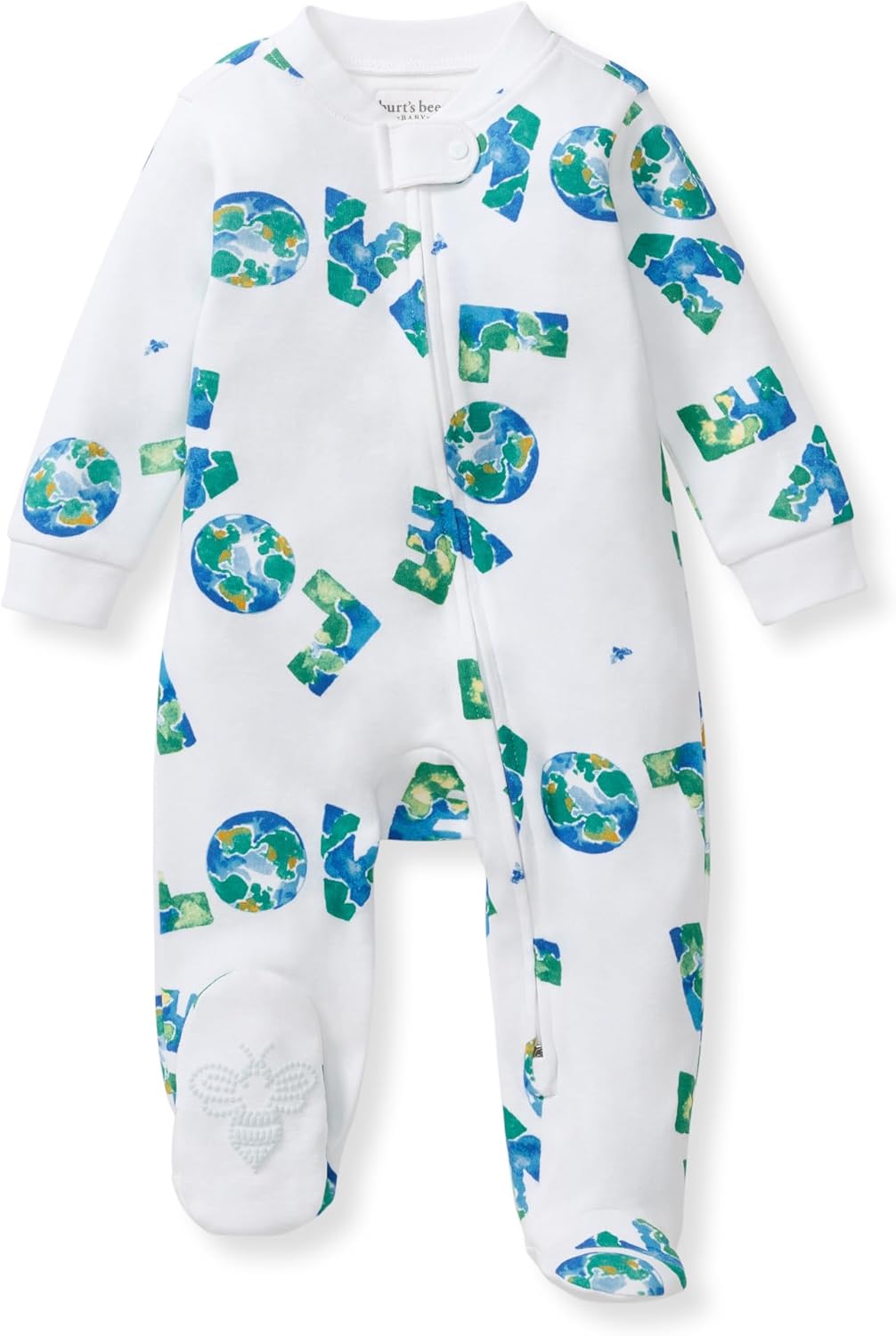 Burt's Bees Baby Pijama con pies de algodón orgánico para niños