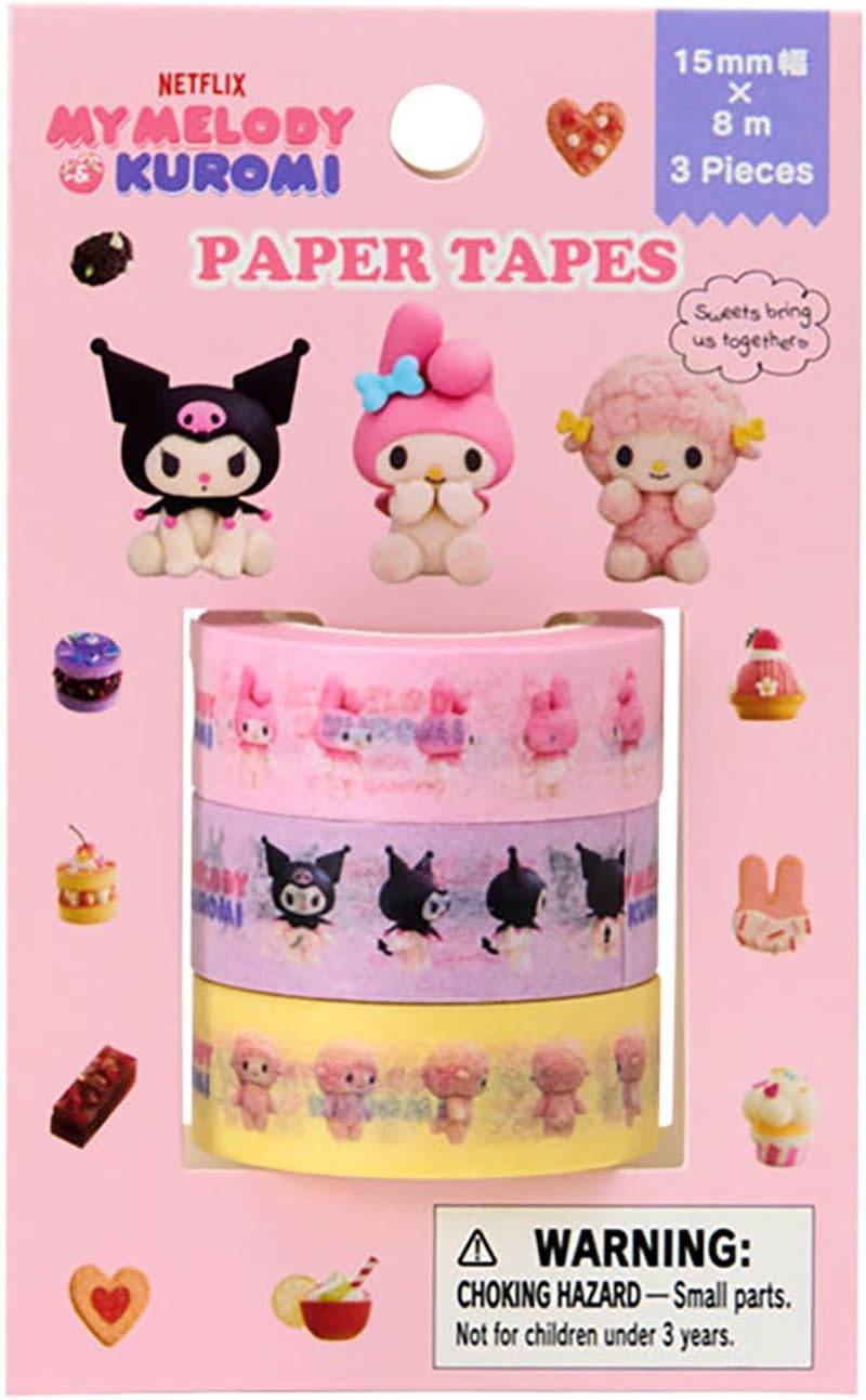 Sanrio Acrylic Keychain (Netflix Original Anime My Melody & Kuromi) Kuromi Acrylic Steel For Ages 3 and Up 883336
