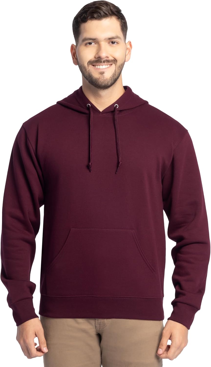Fruit of the Loom Men's Eversoft Fleece Pullover Hooded Sweatshirt, Moisture Wicking & Breathable