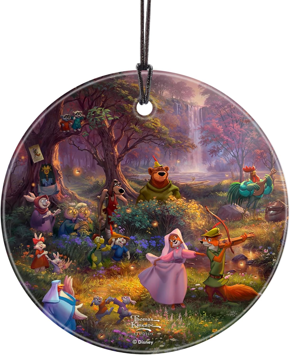 Disney - 101 Dálmatas – 3.5 pulgadas Starfire Prints colgante accesorio de impresión de vidrio – Ideal para regalar y coleccionar | Hanging glass print | Bedroom or office display | Disney fan gift