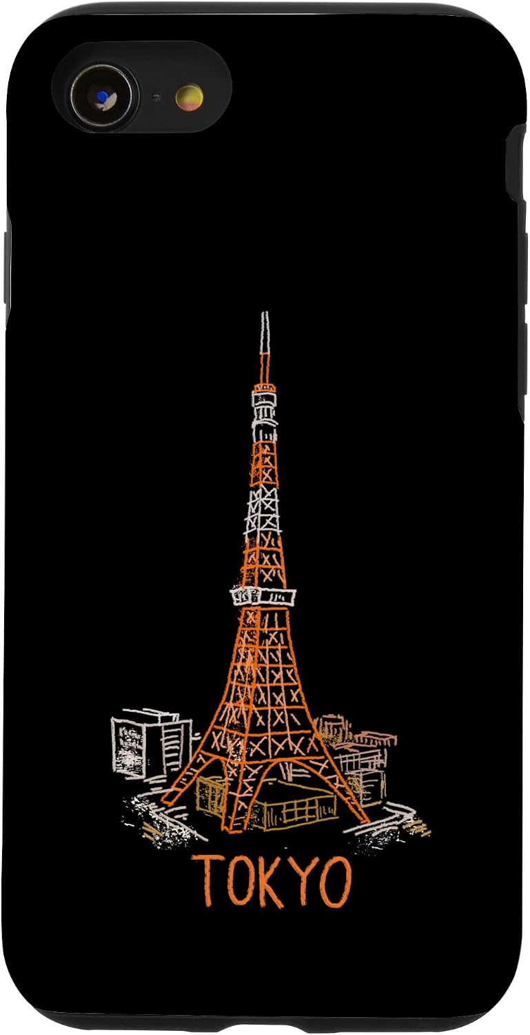 Tokyo Tower Japan Travel Souvenir City Landmark Gift Smartphone Case for iPhone 15 Plus