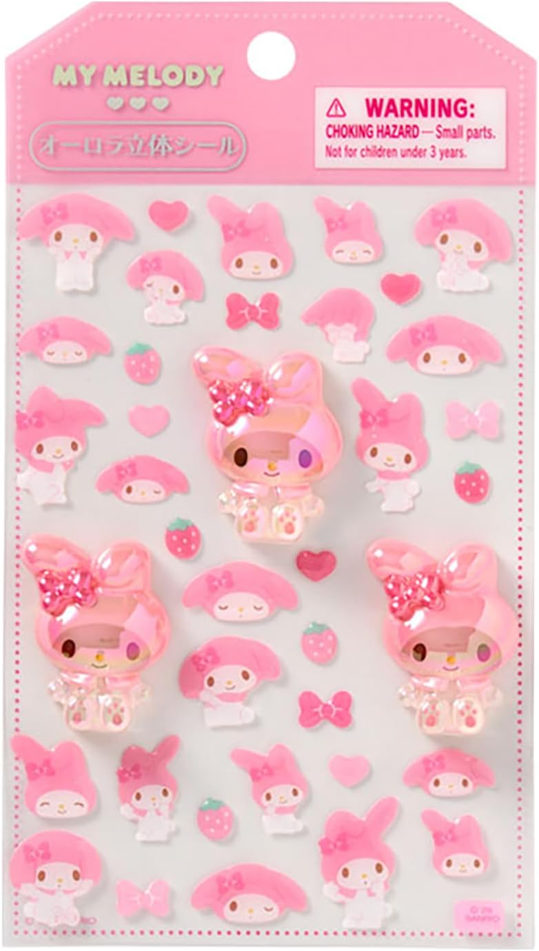Sanrio Aurora 225223 Hello Kitty Sticker, Age 3 Years and Up