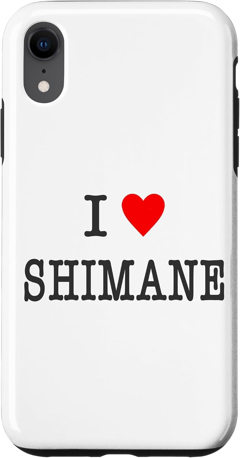 アイラブ・SHIMANE 島根（I Love ハート）【47都道府県】JIMO-T ジモティ お土産 プレゼント 面白 スマホケース iPhone 15 Plus 用