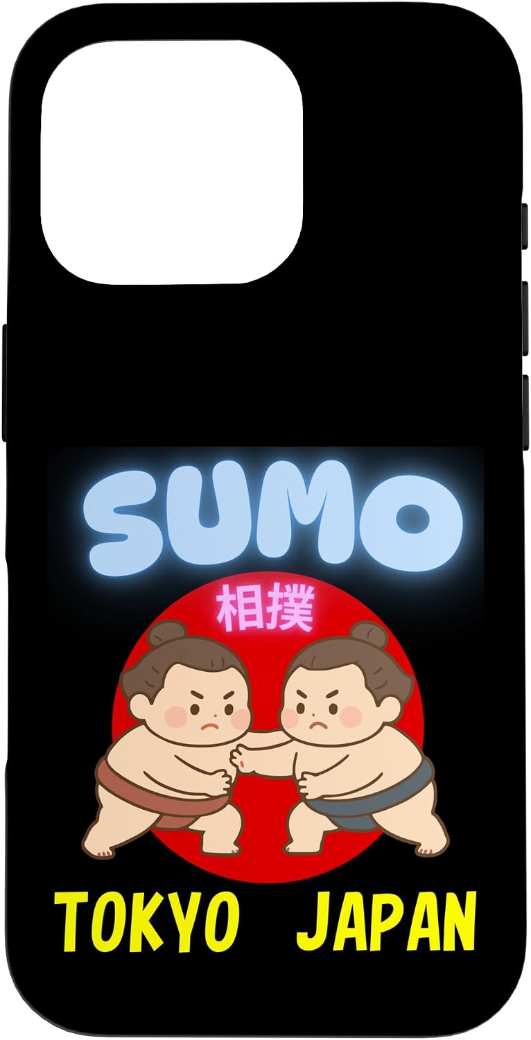 かわいい 相撲 日本 東京 お土産 カワイイスタイル デザイン スマホケース iPhone 14 Plus 用