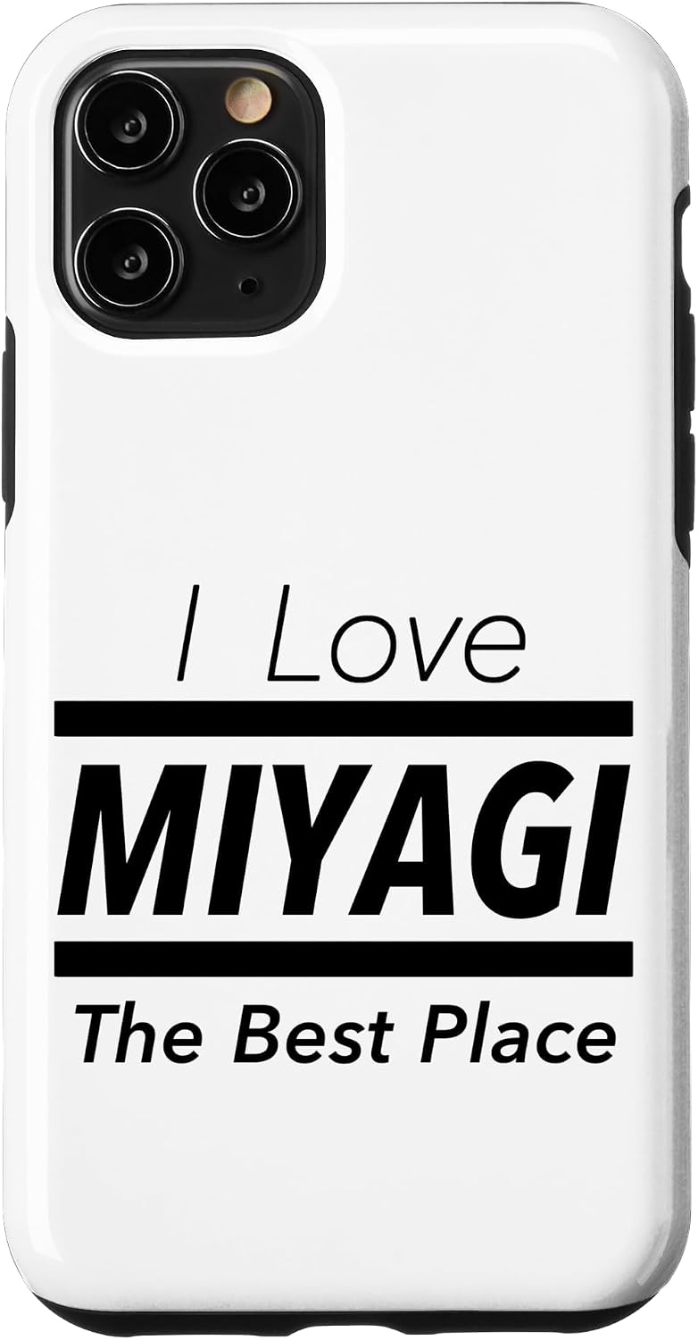 アイラブ・MIYAGI 宮城（I Love）JIMO-T【47都道府県】ジモティ プレゼント お土産 かっこいい 面白い スマホケース iPhone 16 用