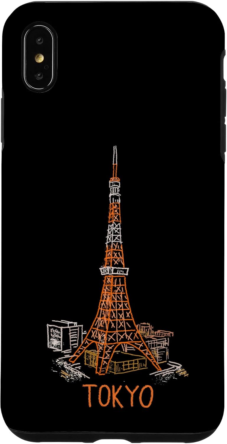 Tokyo Tower Japan Travel Souvenir City Landmark Gift Smartphone Case for iPhone 15 Plus
