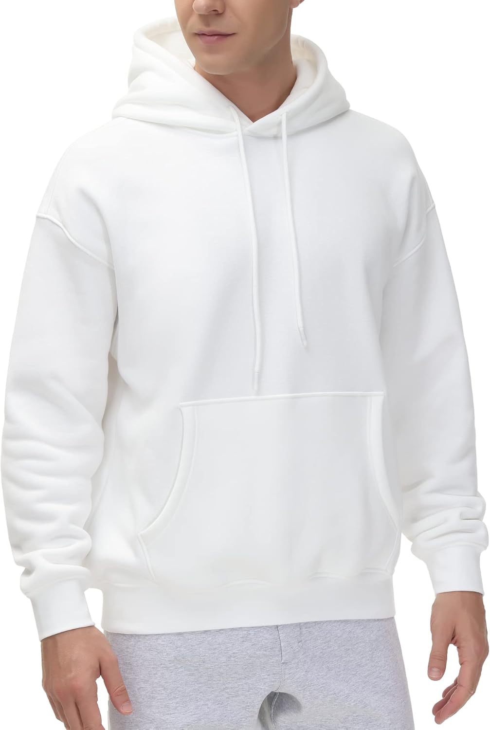 THE GYM PEOPLE Sudadera con capucha de forro polar para hombre, ajuste suelto, ultra suave, con bolsillos | Forro de felpa cálido, sudadera con capucha con bolsillos, tela suave, sudadera con capucha para el trabajo, viajes