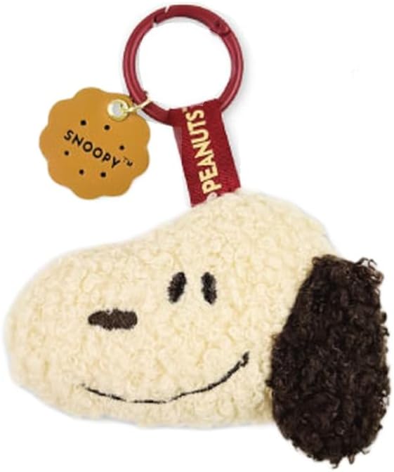 Marimo Craft SPCQ-683 Snoopy Snacktime Chef Series Acrylic Key Holder, Red, Approx. W 1.6 x H 2.3 x D 0.1 inches (40 x 59 x 3 mm)