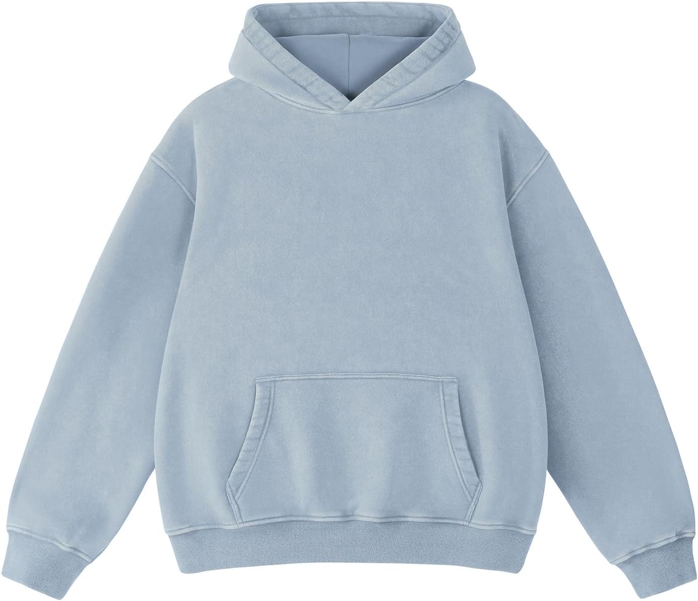 Dnzzs Sudadera con lavado ácido para mujer, sudadera con capucha de manga larga, sudaderas con capucha de gran tamaño de moda para mujer, sudaderas vintage y sudaderas pesadas
