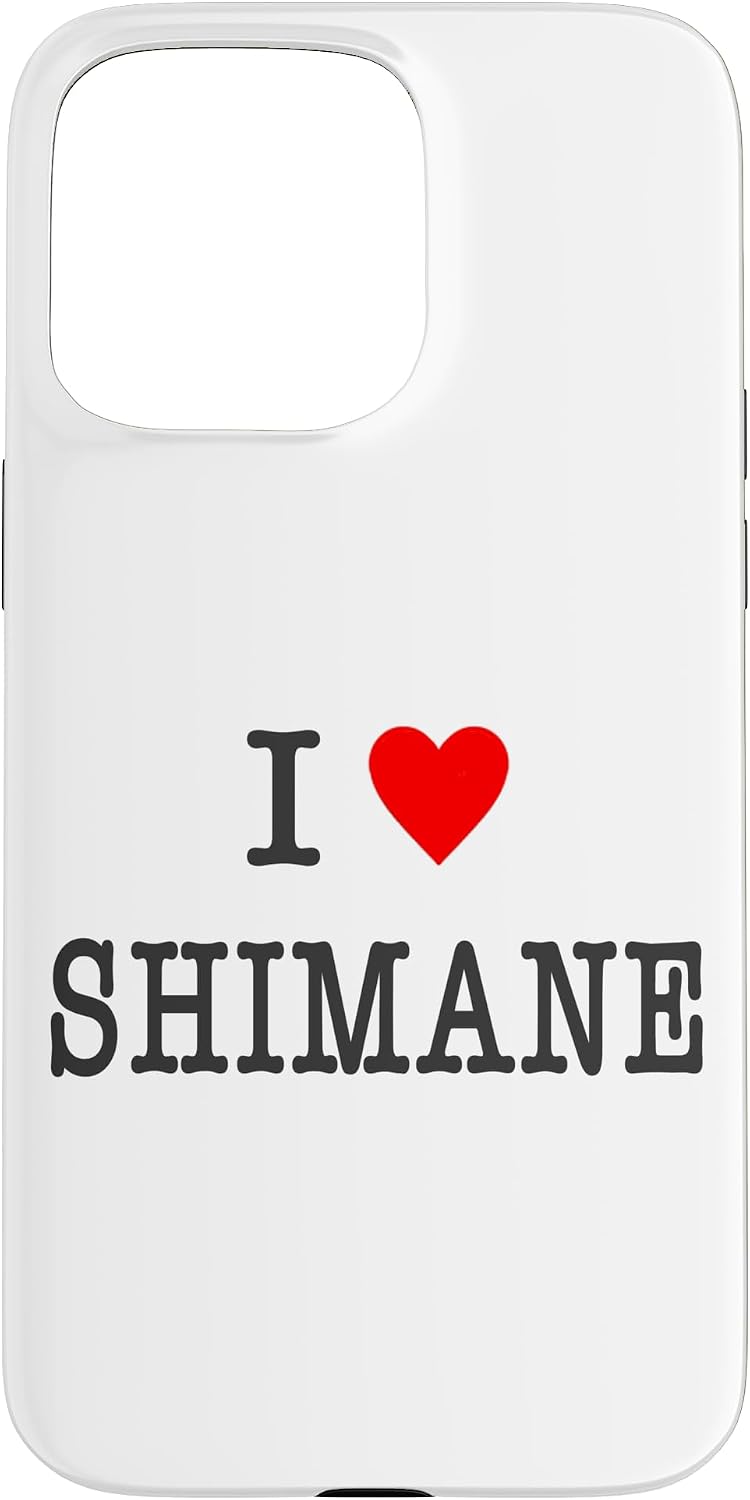 アイラブ・SHIMANE 島根（I Love ハート）【47都道府県】JIMO-T ジモティ お土産 プレゼント 面白 スマホケース iPhone 15 Plus 用