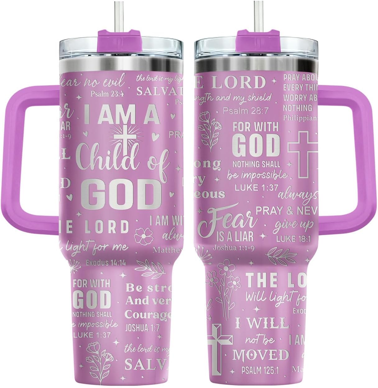 34HD Vaso de princesa rana de 40 onzas, taza de viaje aislada de acero inoxidable con asa y tapa con pajilla, regalo de cumpleaños, taza de películas de princesa de cuento de hadas para mujer