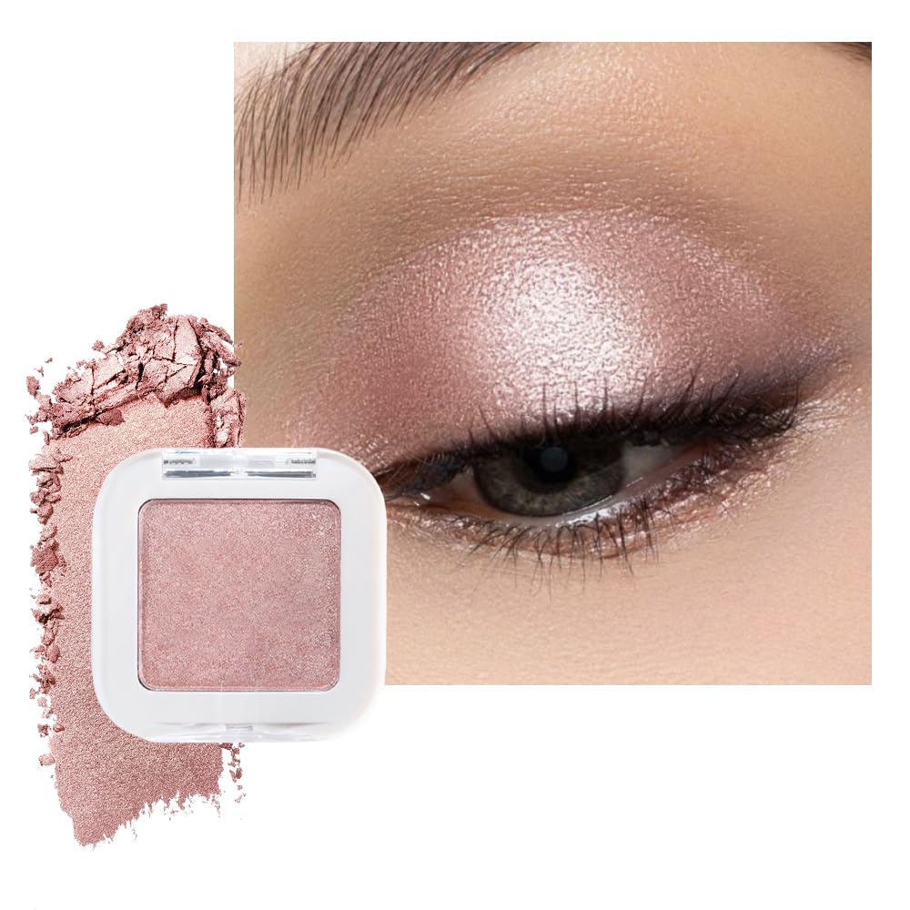 FeiCuiYun Paleta de sombras de ojos con brillo, purpurina y destello para mujeres mayores, blanco perla plateado con brillo, purpurina y efecto metálico holográfico, crema iridescente, sombra de ojos
