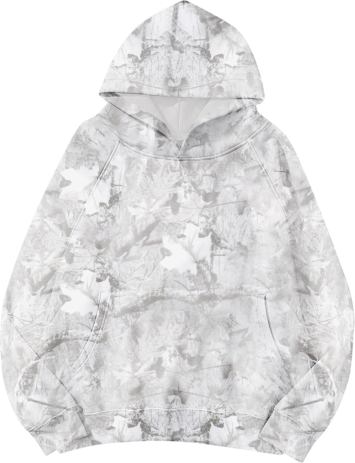Lauweion - Sudaderas con capucha básicas de forro polar para mujer, con estampado de letras, manga larga, bolsillo canguro, hombros caídos, estilo holgado
