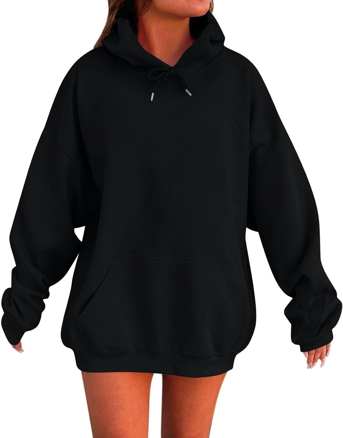 Sudaderas con capucha de gran tamaño para mujer, chaquetas de invierno 2026, ropa Y2K, lindas sudaderas con cuello redondo, sudaderas de moda
