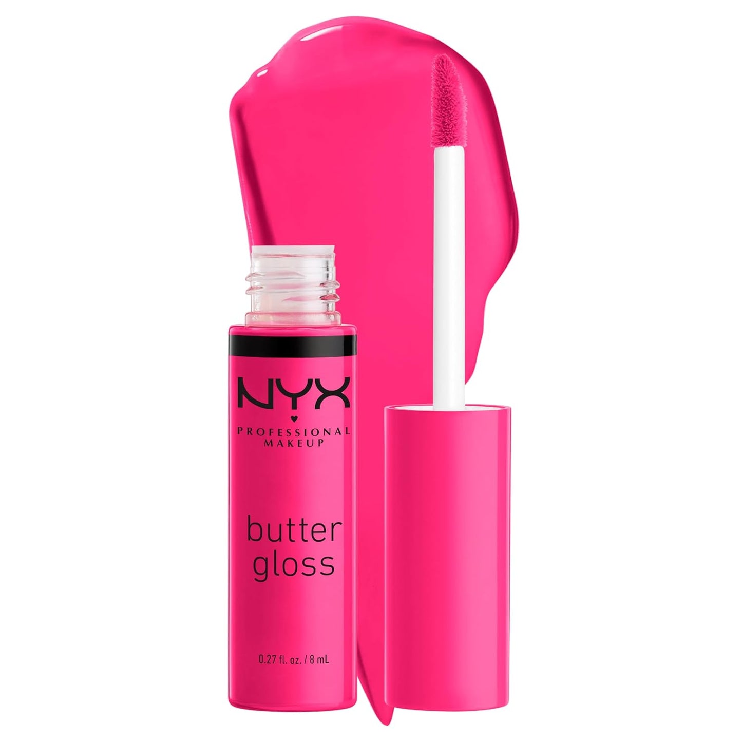 NYX MAQUILLAJE PROFESIONAL Brillo de mantequilla, brillo de labios no pegajoso - Tiramisu (Brown)