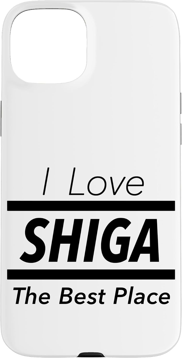 アイラブ・SHIGA 滋賀（I Love）JIMO-T【47都道府県】JIMO-T ジモティ プレゼント お土産 面白い スマホケース iPhone 13 用