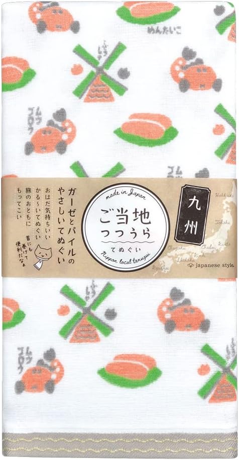 Nissen Shoko Japanese Style Local Tutoraura Tenugui Wind Towel, Tokyo 1. TU-719