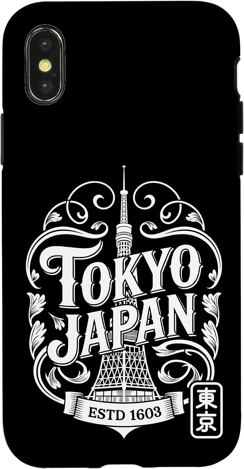 東京タワージャパン ヴィンテージ 旅行 アニメ 漢字 お土産 スマホケース iPhone 17 用