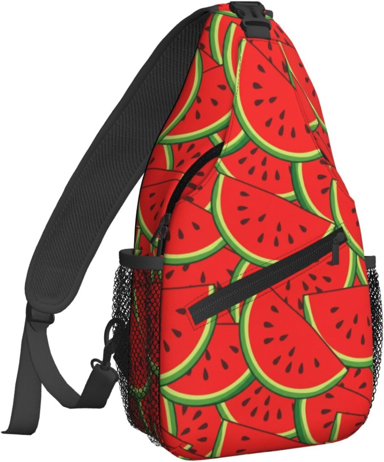 Famame Mochila bandolera para el pecho, bolsa de hombro, gimnasio, ciclismo, viajes, senderismo, mochila para hombres y mujeres, MultiColor37, Tamaño único